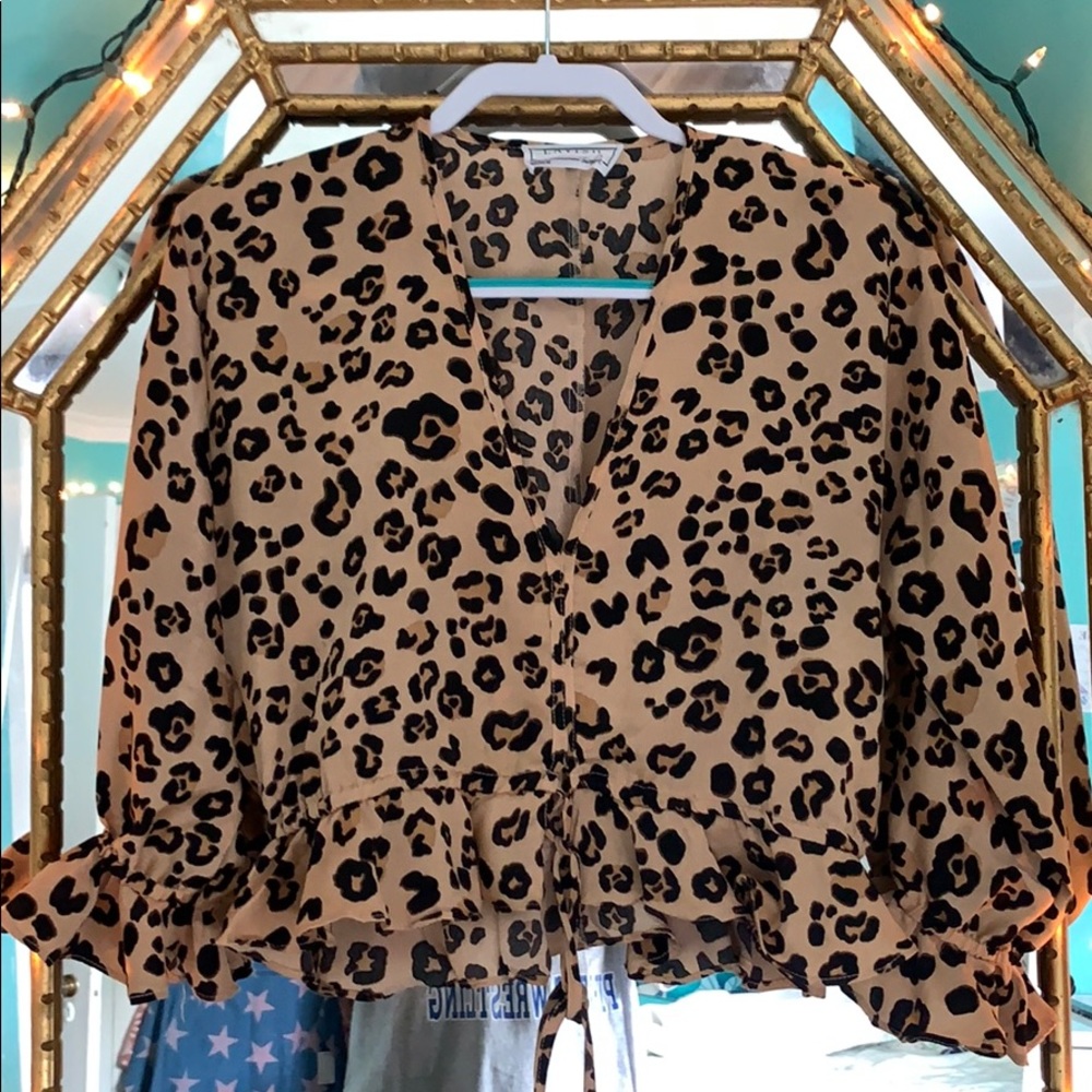 Leopard Print Blouse